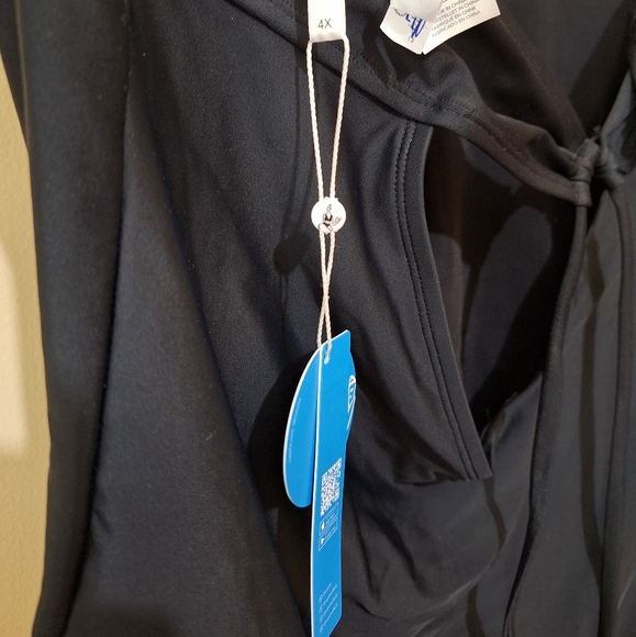NWT Black One Piece Bathing Suit - Picture 3 of 4